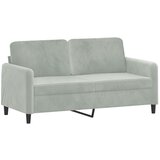 Maison Chic Dvosed kavč - Sofa - Kanape svetlo siv 140 cm žamet, (21727173) Cene