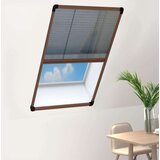  Plise komarnik za okna aluminij rjav 80x160 cm Cene