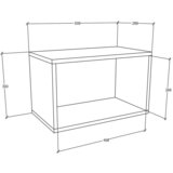 MID.YOU REGAL 50/30/28 cm bela | Shoptok.si