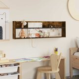  Polica za časopise s policom Dimljeni hrast 100 x 12 x 30 cm | shoptok.hr