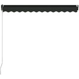  Ročno zložljiva tenda z LED lučmi 350x250 cm antracitna | Shoptok.si