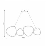 solea 20 visilica 48W 3000/4000/6000K bela  solea 20 visilica 48W 3000/4000/6000K bela Slike
