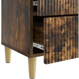  Noćni ormar s ladicama Dimljeni hrast 62 x 34,5 x 47,5 cm | Eponuda.com