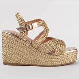 Leindia Espadrile 102976 Pozlačena Cene