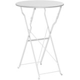 Bistro Stol Bijelo Ø 50 x 71 cm Čelik s prahom | Eponuda.ba