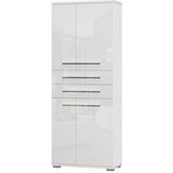 Jela Jagodina vitrina PIANO-V42 - kolekcija piano - kristalno bela hg lak/kristalno bela hg lak - 76x194x36 cm | Eponuda.com