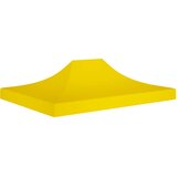 Krov za šator za zabave 4,5 x 3 m žuti 270 g/m² Cijene