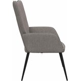  Stolica za opuštanje smeđe-siva od tkanine | shoptok.hr