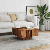 vidaXL Stol za kavu staro drvo 60x60x31,5 cm konstruiranog drva | shoptok.hr