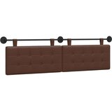  Držeće uzglavlje Zidne Lažna koža - Smeđa 160 cm bez LED | shoptok.hr