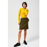 Marisse Checked Skirt With Belt Z-Sc-3011 Mustard | ePonuda.com