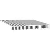  Nadomestno platno za tendo Antracitna in bela 3 x 2 m Poliester, (5000206569) | Shoptok.si