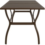  Vrtni stol smeđi 190 x 80 x 72 cm čelični | shoptok.hr