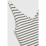 Marisse Beige Striped Cotton Top | ePonuda.com