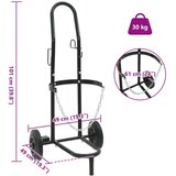 Ručna trola Crna i crvena 49 x 49 x 101 cm Čelik | shoptok.hr