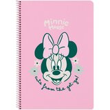 Disney Bilježnica A4 Minnie Mouse Minty - kvadratići, 80 listova | shoptok.hr