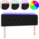  LED uzglavlje crno 160x7x78/88 cm baršunasto | shoptok.hr