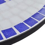 Bistro stolić plavo-bijeli 60 cm s mozaikom | Eponuda.ba