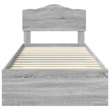  Okvir za krevet Siva Sonoma 90 x 200 cm Konstruirano drvo | shoptok.hr