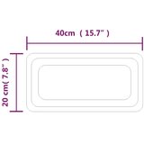  Kupaonsko ogledalo 40x20 cm | shoptok.hr
