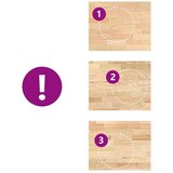 vidaXL Kuhinjska radna ploča 80x63,5x2,7 cm od drveni pravokutni | shoptok.hr
