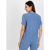 Sublevel Blouse-D73761M11063B-blue | Shoptok.si