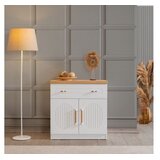 Hanah home komoda s ladicama, bijela Slike