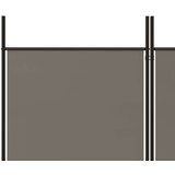 Sobna pregrada s 5 panela Antracit 250 x 200 cm od tkanine | shoptok.hr