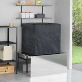 vidaXL Zunanja shranjevalna torba Črna 90 x 90 x 90 cm 600D tkanina | Shoptok.si
