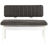 Woody Fashion Trpezarijska klupa Vina Bank 110x85x40cm Bijelo-Antracit Cijene
