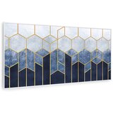 Klarstein wonderwall air art smart, infrardeč grelnik, modra črta, 120 x 60 cm, 700 w | Shoptok.si