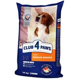 CLUB 4 PAWS Premium suva hrana za pse, Piletina, 14 kg Cene