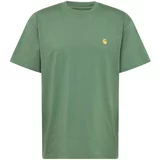 Carhartt WIP Majica 'Chase' zlata / pastelno zelena
