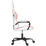  Masažna igraća stolica bijelo-ružičasta od umjetne kože | shoptok.hr