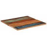  Četvrtasta stolna ploča 70x70 cm 25 - 27 mm od obnovljenog drva | shoptok.hr