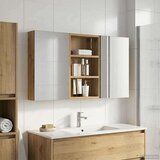  Komplet omaric za kopalnico z LED lučmi 3 pcs 90 x 10,5 x 50 cm, (5000246103) | Shoptok.si