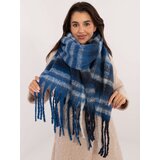 Wool Fashion Italia Scarf-AT-SZ-231301.49-dark blue | shoptok.hr
