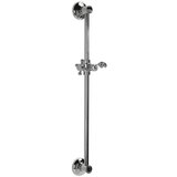 Sapho Medeninast stenski drsni drog za tuš v sijajno srebrni barvi z drsnim nosilcem 67 cm Antea – | Shoptok.si