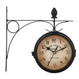  Retoo O640 dvostrani zidni retro sat Grand Central 24 cm | shoptok.hr