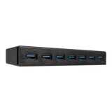 Lindy 43228 vmesnik razdelilnika USB 3.2 Gen 1 (3.1 Gen 1) Type-A 5000 Mbit/s Črna | Shoptok.si
