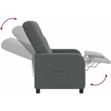  Fotelja s nagibom Tamnosiva Tkanina | shoptok.hr