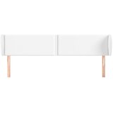  Uzglavlje s ušima bijelo 203x23x78/88 cm od umjetne kože | shoptok.hr