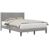  Okvir za krevet Svijetlo siva 120 x 200 cm Baršun - Svjetlosiva 120 x 200 cm | shoptok.hr