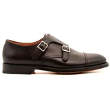 Mokasini DOUCALS DU1025ORV DOUBLE BUCKLE CAP TOE MORO Kostanjeva