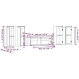 TV omarica 5 kosov bela trdna borovina, (20730115) | Shoptok.si