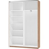 Livetastic omara z drsnimi vrati, hrast sonoma | Shoptok.si
