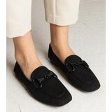 Gemre Black women's openwork loafers with ornament Mensory | Shoptok.si