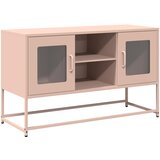  TV ormarić ružičasti 100,5x39x60,5 cm čelični Slike