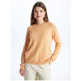 LC Waikiki Crew Neck Self-Patterned Long Sleeve Women's Knitwear Sweater