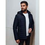 DStreet Kurtka męska pikowana z kapturem granatowa | shoptok.hr